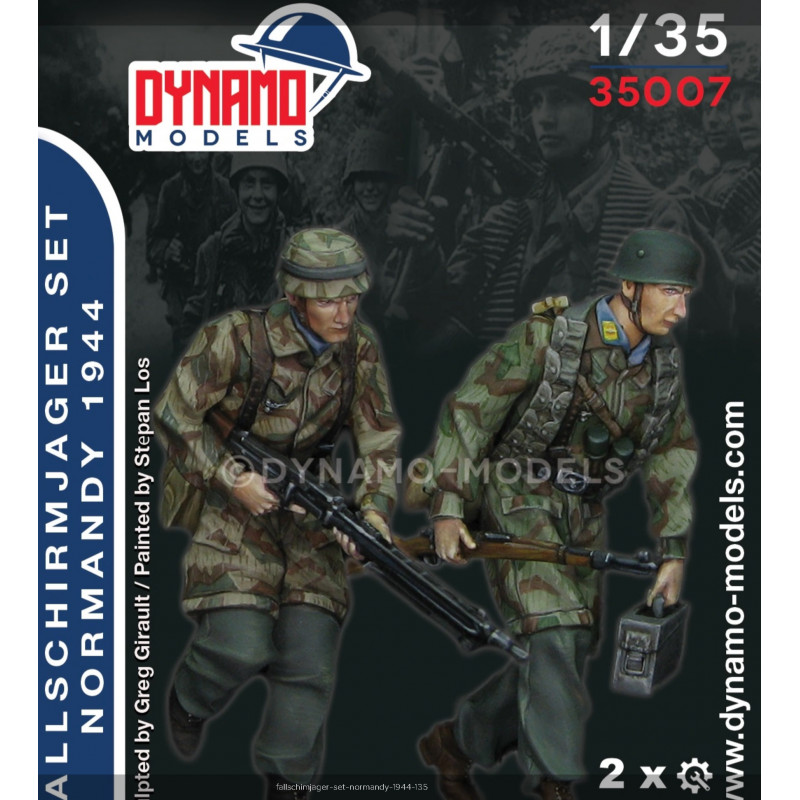 Dynamo Models® Figurines Fallschirmjager Normandie 1944 1:35
