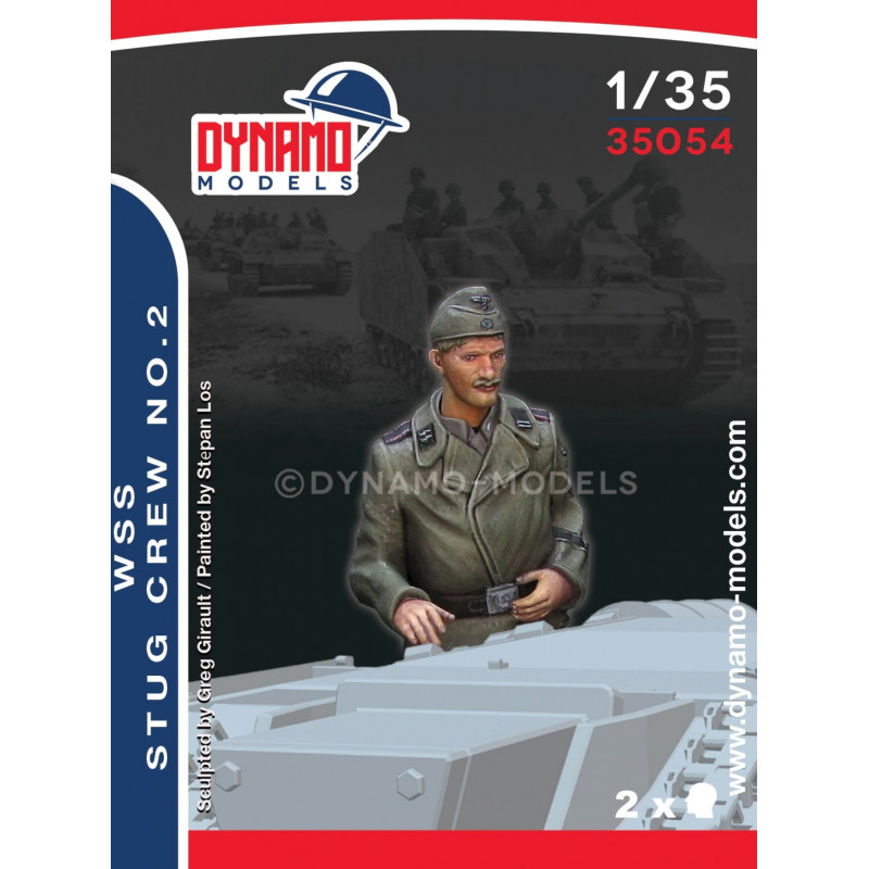 Dynamo Models® Figurine d'équipage de char Stug n°2 1:35 référence 35054