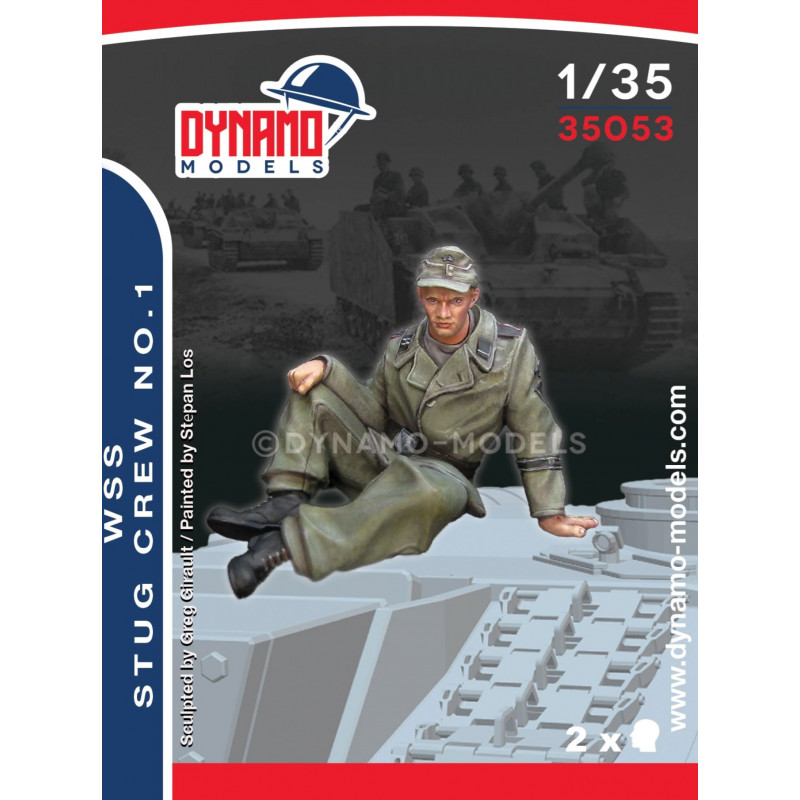 Dynamo Models® Figurine d'équipage de char Stug n°1 1:35 référence 35053