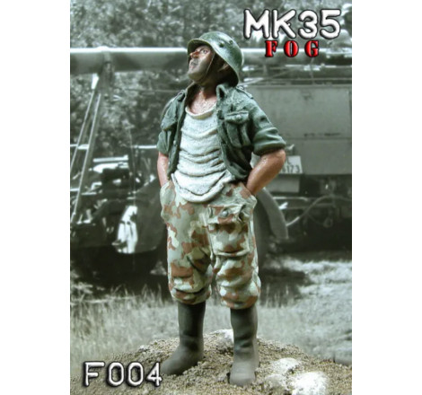 MK35® Figurine de mécanicien allemand pendant la seconde guerre mondiale 1:35 référence F004