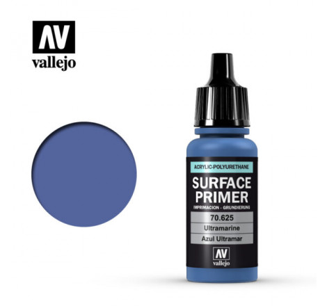 Surface Primer Vallejo Ultramarine. Apprêt Vallejo 70625 17 ml