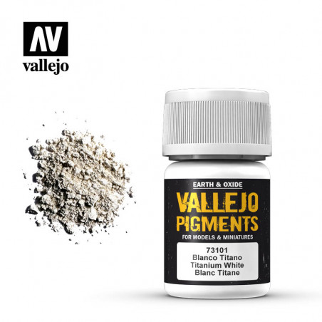 Vallejo® Pigment Titanium White 35 ml - 73101