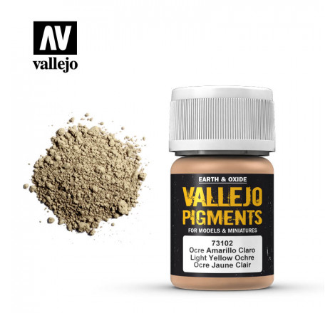 Vallejo® Pigment Light Yellow Ochre 35 ml - 73102