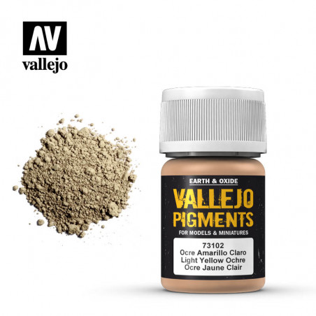 Vallejo® Pigment Light Yellow Ochre 35 ml - 73102