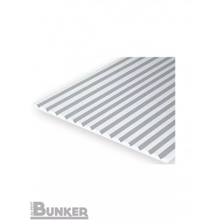 Plaque rainurée en V Evergreen® pour maquette, bâtiment, ...