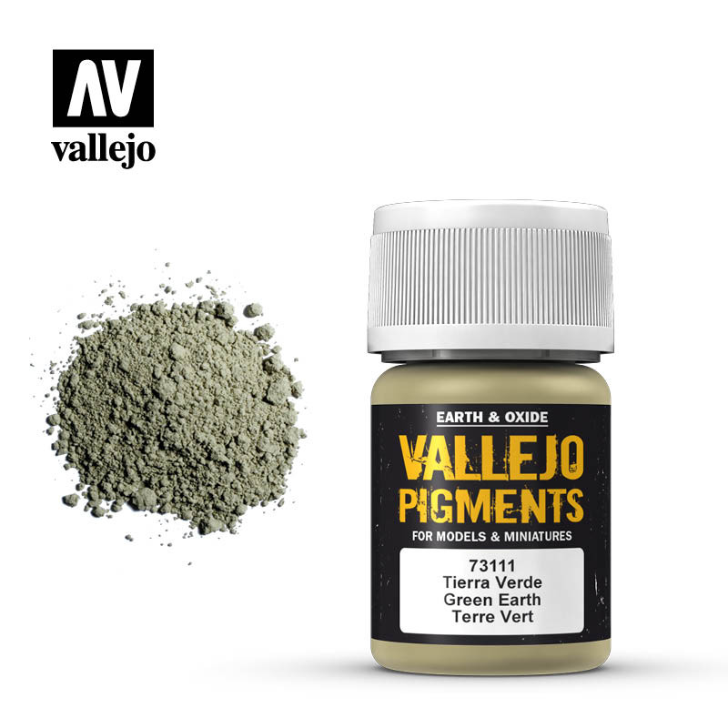 Vallejo® Pigment Green Earth 35 ml - 73111