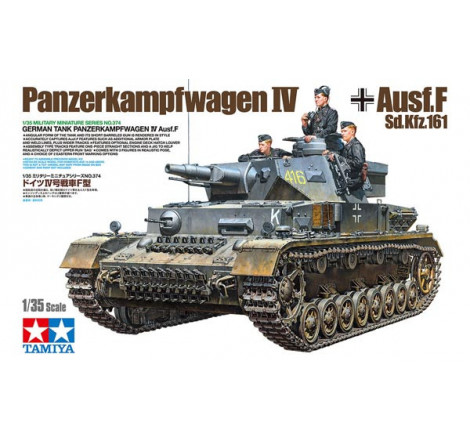 Tamiya maquette 35374 Panzer IV Ausf.F Sd. Kfz.161 1/35