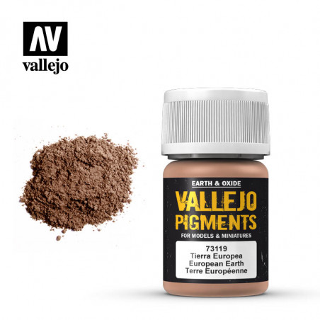 Vallejo® Pigment European Earth 35 ml - 73119