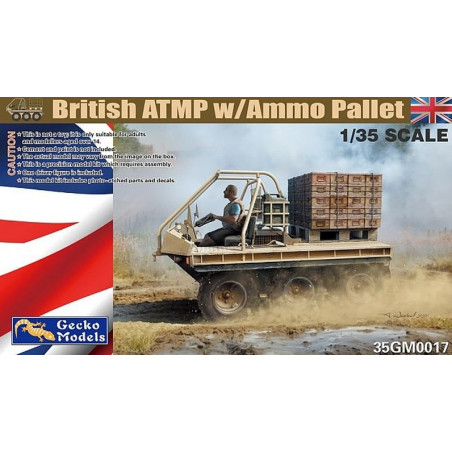 Gecko Models® Maquette militaire ATMP Britannique avec palette de munitions 1:35 référence 35GM0017