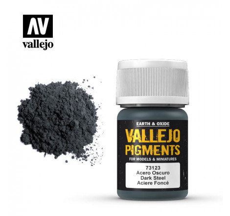 Vallejo® Pigment Dark Steel 35 ml - 73123