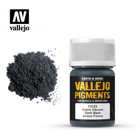 Vallejo® Pigment Dark Steel 35 ml - 73123