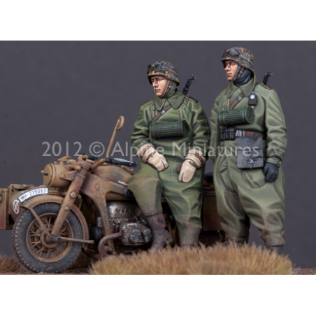 Alpine Miniatures® 35144 Set de figurines motards allemand 1:35