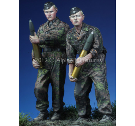 Alpine Miniatures® 35135 Set de figurines équipage de Panzer SS à Kursk 1:35