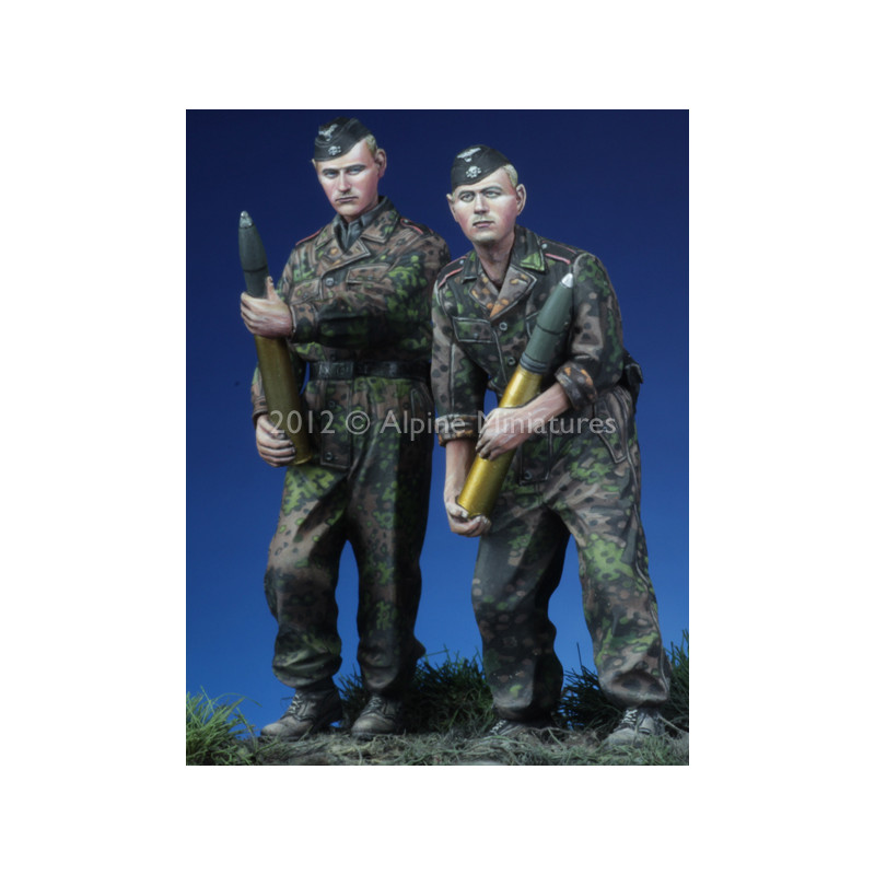 Alpine Miniatures® 35135 Set de figurines équipage de Panzer SS à Kursk 1:35