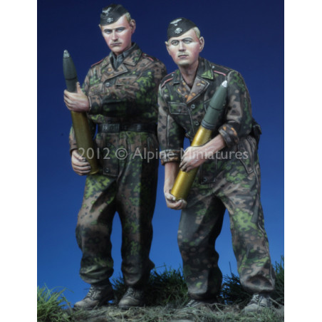 Alpine Miniatures® 35135 Set de figurines équipage de Panzer SS à Kursk 1:35