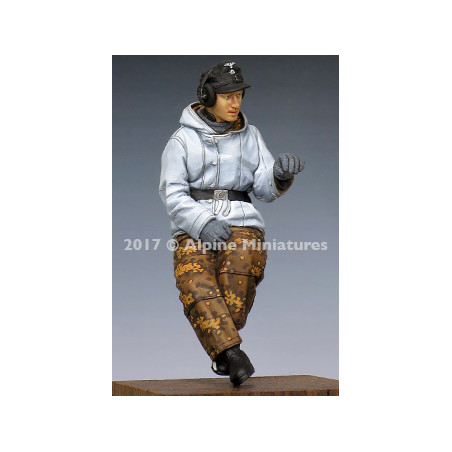 Alpine Miniatures® 35239 figurine canonnier de char Panzer Waffen-SS en tenue d'hiver 1:35