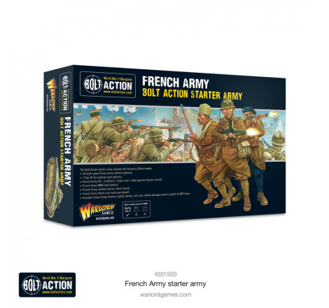 Warlord Games® Bolt Action Starter Army armée française 1:56 référence 402015503