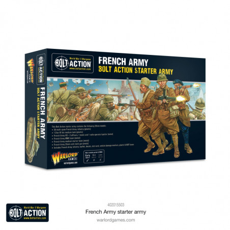 Warlord Games® Bolt Action Starter Army armée française 1:56 référence 402015503