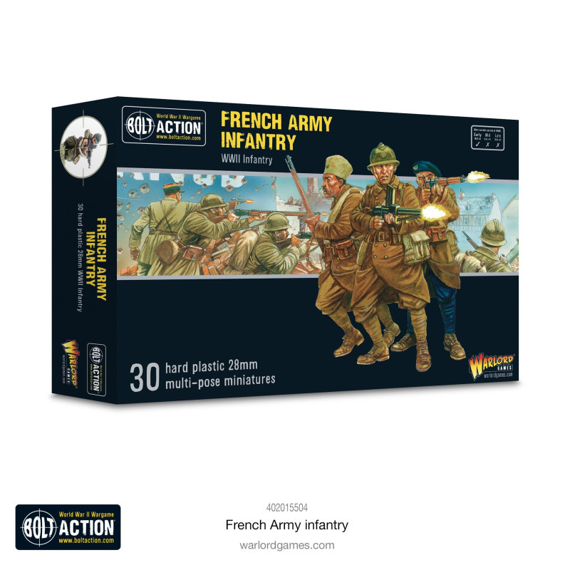 Warlord Games® Bolt Action Armée française 1:56 référence 402015504