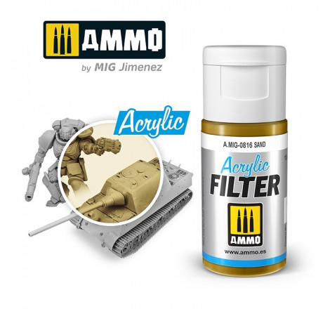 Ammo® Filtre acrylique Sand référence A.MIG-0816