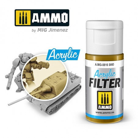 Ammo® Filtre acrylique Sand référence A.MIG-0816