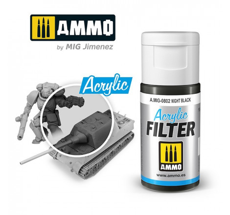 Ammo® Filtre acrylique Night Black