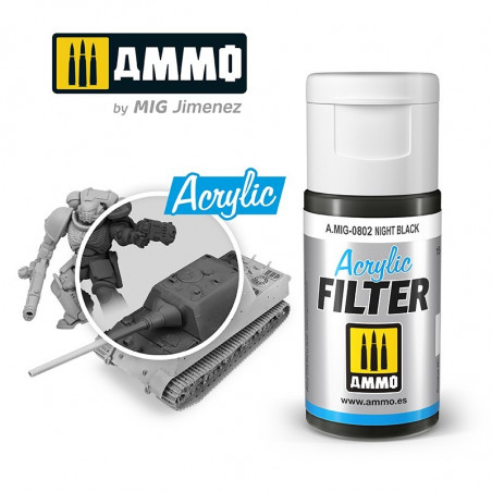 Ammo® Filtre acrylique Night Black