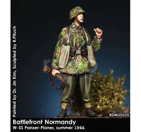Rado Miniatures® Figurine bataille de Normandie, I-SS Panzer-pioner été 1944 1:35 RDM35035