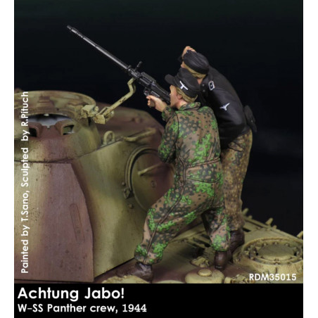 Rado Miniatures® Set de figurines Achtung Jabo ! Panther crew 1943-1945 1:35 référence RDM35015