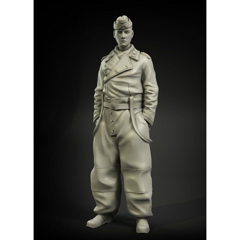 Panzer Art® Figurine tankiste allemand en tenue d'hiver WW2 1:35 référence FI35-055