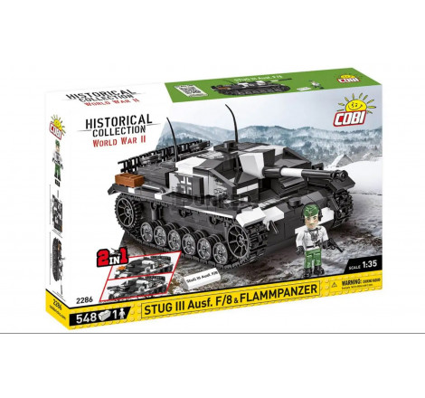 Cobi® 2286 Maquette Stug III Ausf. F/8 & Flammpanzer 1:35