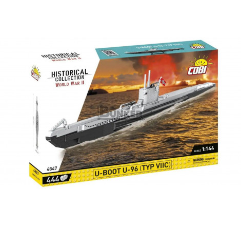 Cobi® 4847 Maquette sous-marin U-Boot U-96 (TYP VIIC) 1:144