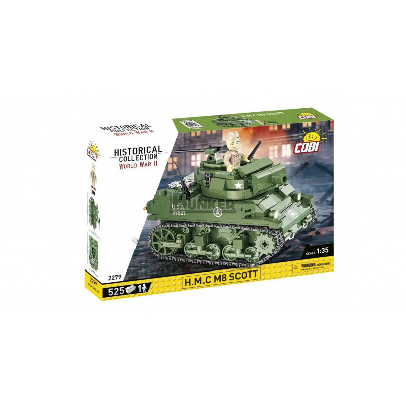 Cobi® 2279 Maquette char H.M.C M8 Scott 1:35