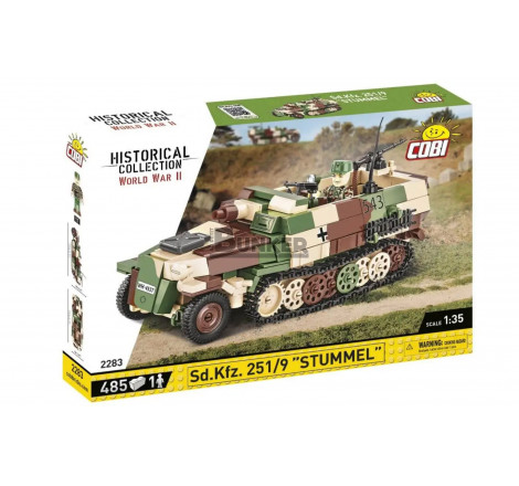 Cobi® 2283 Maquette Half Track Sd.Kfz. 251/9 Stummel 1:35