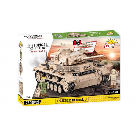 Cobi® 2562 Maquette char Panzer III Ausf.J 1:35