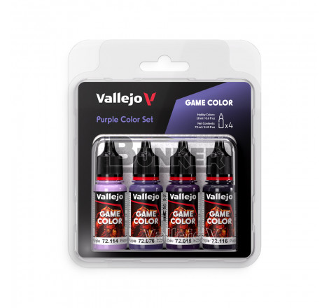 Vallejo® Set de couleurs Game Color violet (x4) 72382