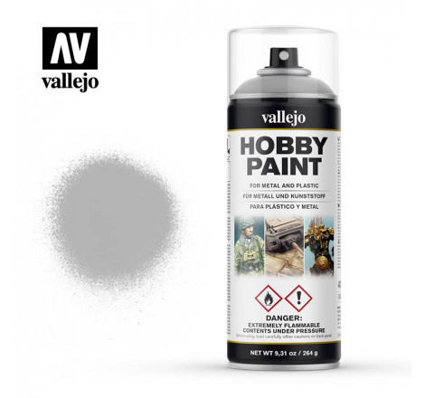 Bombe de peinture gris Vallejo 28011 400 ml