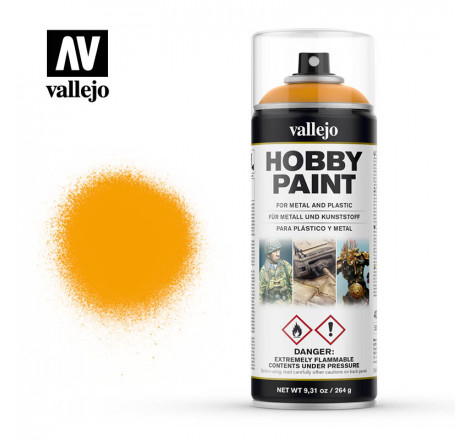 Bombe de peinture Sun Yellow Vallejo 28018 400 ml