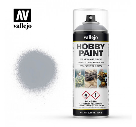 Bombe de peinture Silver Vallejo 28021 400 ml