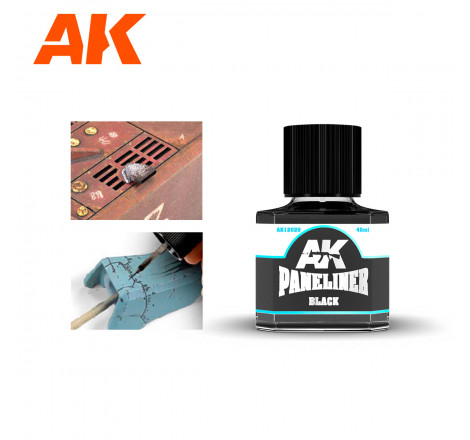 AK® Paneliner Black 40 ml référence AK12020