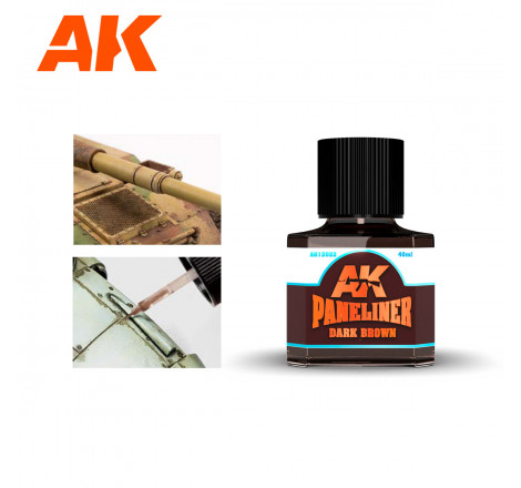 AK® Paneliner Dark Brown 40 ml AK12022