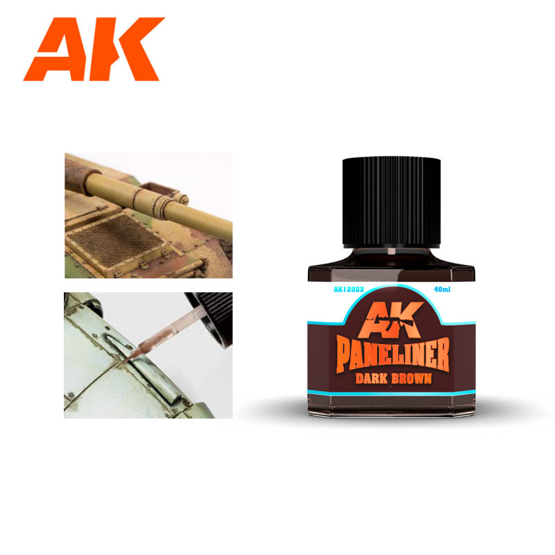 AK® Paneliner Dark Brown 40 ml AK12022