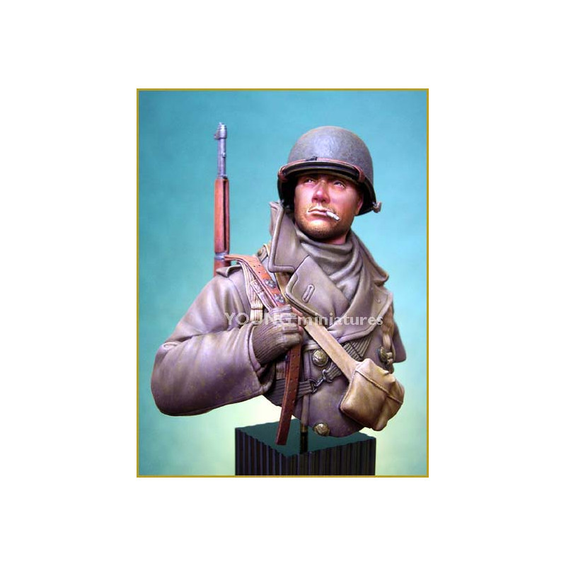 Young Miniatures® Buste US Soldier Ardennes 1944 1:10 YM1812