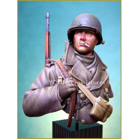 Young Miniatures® Buste US Soldier Ardennes 1944 1:10 YM1812