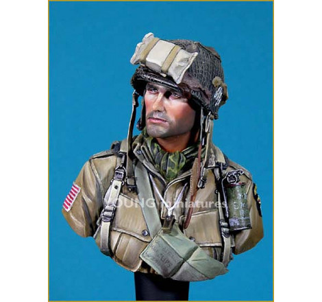 Young Miniatures® Buste US 101st Airborne Division Normandy 1944 1:10 YM1807