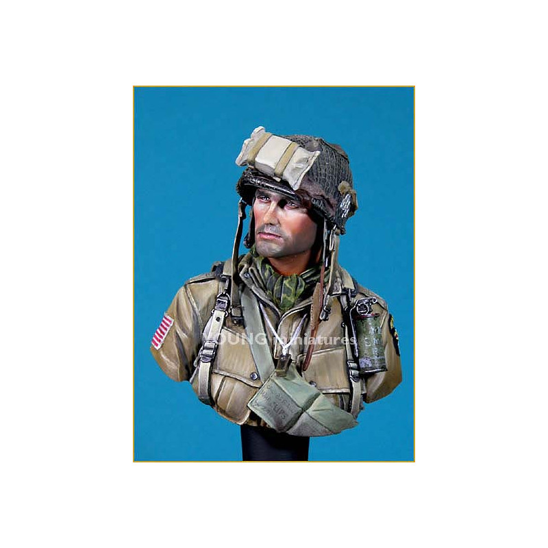 Young Miniatures® Buste US 101st Airborne Division Normandy 1944 1:10 YM1807