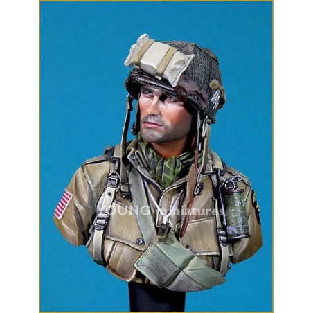 Young Miniatures® Buste US 101st Airborne Division Normandy 1944 1:10 YM1807