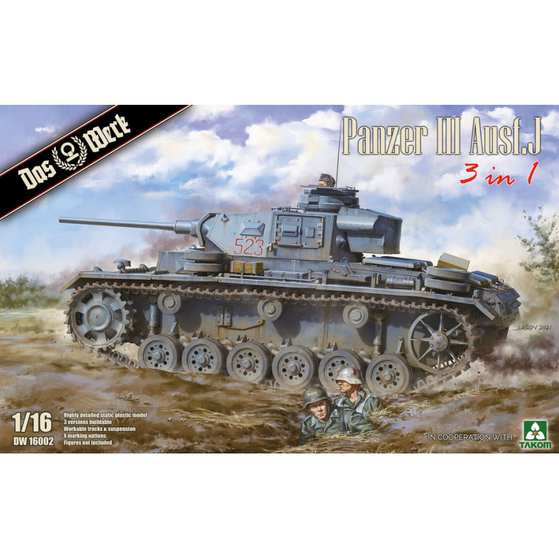 Das Werk® Maquette militaire char Panzer IV Ausf.J (3 en 1) 1:16 référence DW16002