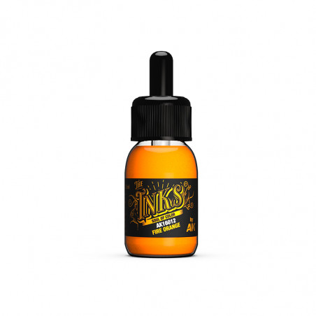 AK® Encre acrylique Fire Orange 30 ml AK16012