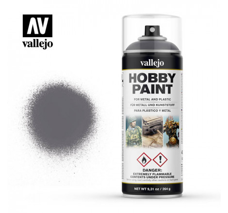 Bombe de peinture Gunmetal Vallejo 28031 400 ml